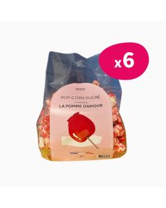 Pop corn BENOIT Sucré à la Pomme d'amour - Carton de 6 sachets de 60g