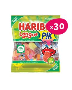 Haribo Langues Pik  - Sachet de 120g - Carton de 30 sachets
