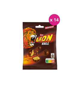 Lion Pop Choc - Billes Chocolatées Nestlé - 14x sachet 100g