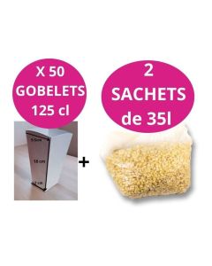 Pack Événement Festif Pop Corn pour 50 Personnes