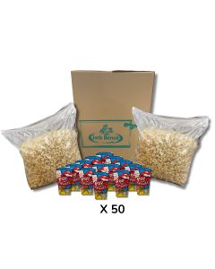 Pack Popcorn Événement – 2 x 35L + 50 Gobelets 125cl