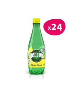 Bouteille de Perrier Citron 50cl - Carton de 24 bouteilles