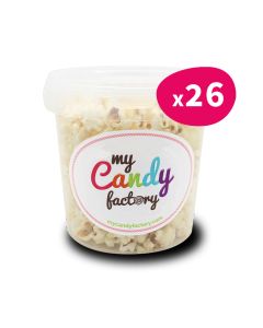 Pop corn CARAMEL SALÉ Benoit Personnalisé - pot 60g (x26)