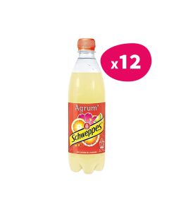 Pack de 12 Bouteilles Schweppes Agrum' 50cl