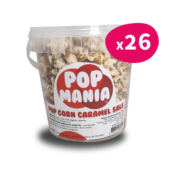 Pop corn Caramel Salé en pot 60g Benoit Ciné Distribution - My