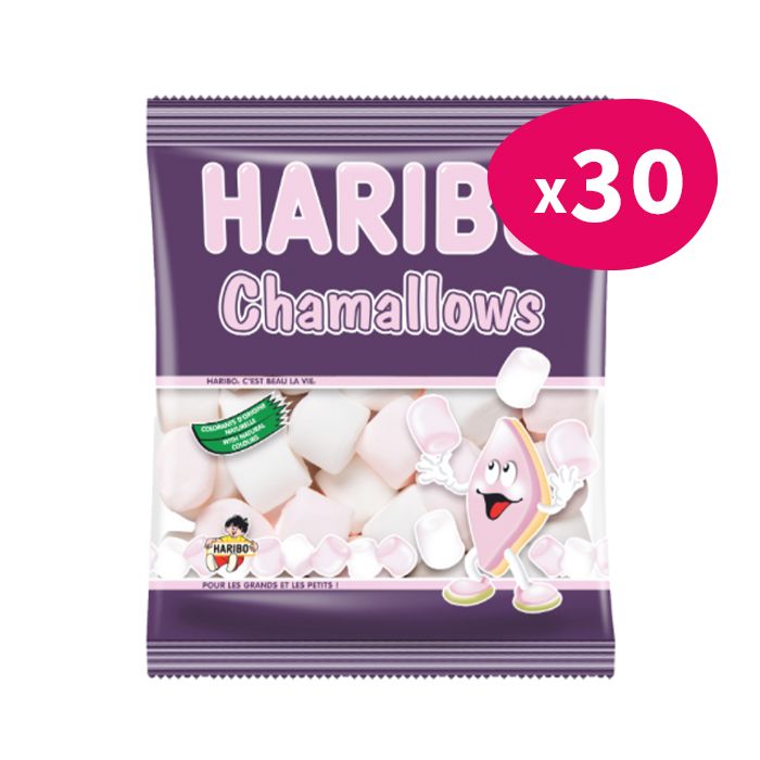 Chamallows Haribo en sachet 100g - My Candy Factory