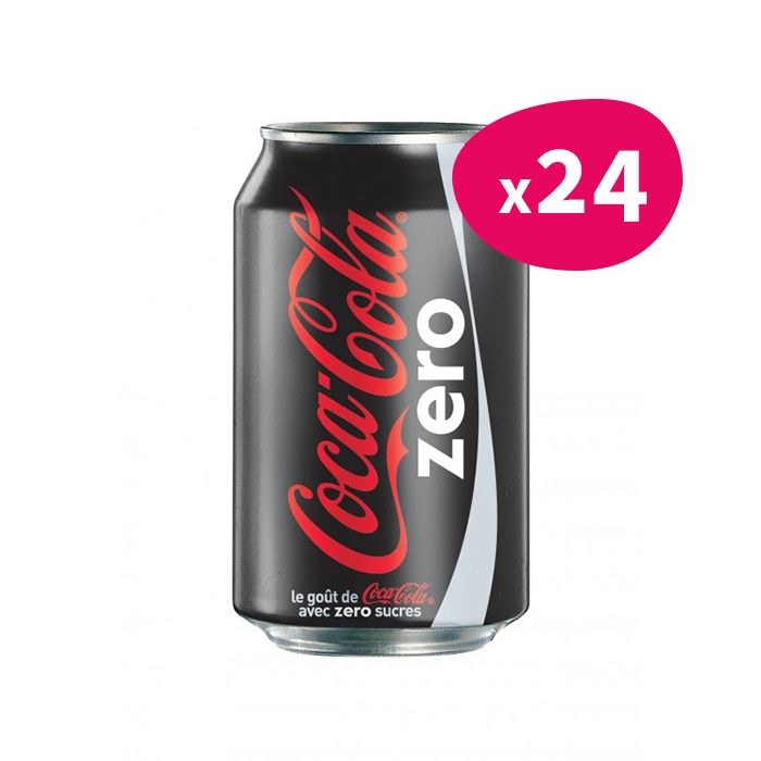 Coca-Cola Zéro en canette 33cl - My Candy Factory