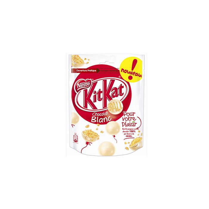 Kit Kat Balls Blanc en sachet 250g - My Candy Factory