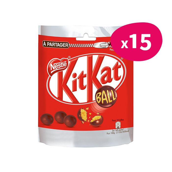 Kit Kat Ball 140g - les 15 pochons