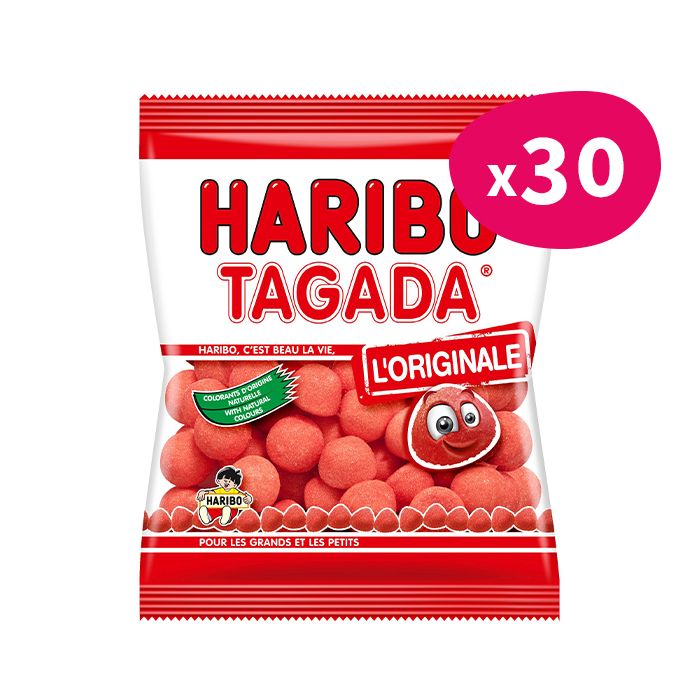 Bonbon fraise Tagada Haribo à petit prix