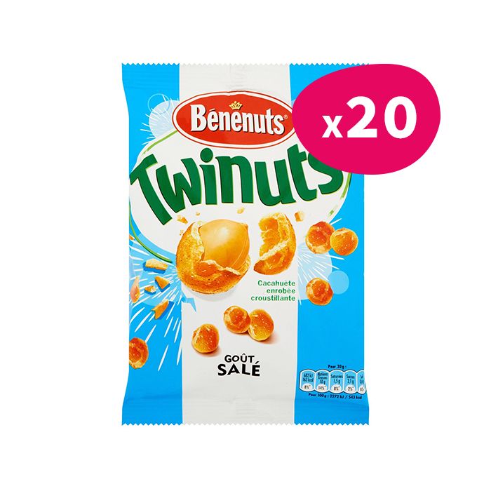 Twinuts Salé en sachet 150g - My Candy Factory