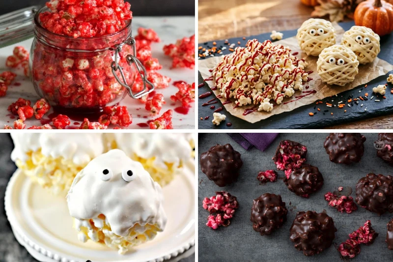 Recette de pop-corn pour Halloween
